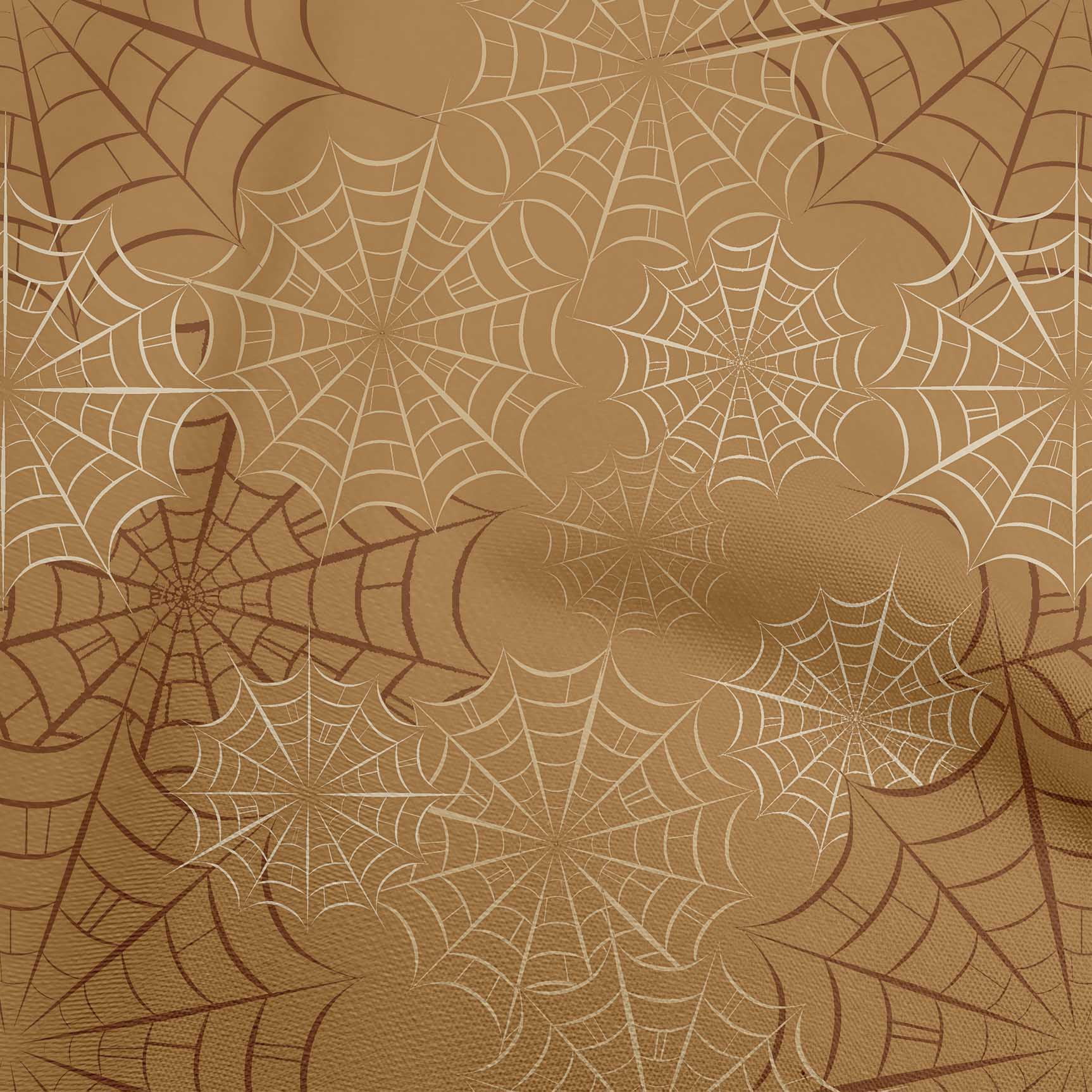 oneOone Cotton Cambric Brown Fabric Halloween Dress Material Fabric Print Fabric By The Yard 42 Inch Wide