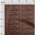 thumbnail image 1 of oneOone Cotton Cambric Brown Fabric Snake Animal Skin Diy Clothing Quilting Fabric Print Fabric By Yard 56 Inch Wide, 1 of 4