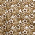 thumbnail image 1 of oneOone Cotton Cambric Brown Fabric Sports Basket & Football Fabric For Sewing Printed Craft Fabric By The Yard 42 Inch Wide, 1 of 4