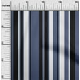 thumbnail image 1 of oneOone Cotton Cambric Dark Dusty Blue Fabric Stripes Sewing Craft Projects Fabric Prints By Yard 42 Inch Wide-265, 1 of 4