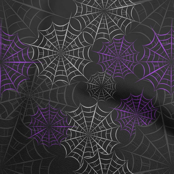 oneOone Cotton Cambric Dark Gray Fabric Halloween Sewing Craft Projects Fabric Prints By Yard 56 Inch Wide