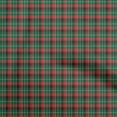 thumbnail image 1 of oneOone Cotton Cambric Dark Green Fabric Check Quilting Supplies Print Sewing Fabric By The Yard 56 Inch Wide, 1 of 4