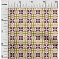 thumbnail image 1 of oneOone Cotton Cambric Dark Mustard Fabric Floral & Tiles Moroccan Diy Clothing Quilting Fabric Print Fabric By Yard 42 Inch Wide, 1 of 4