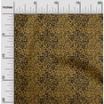 thumbnail image 1 of oneOone Cotton Cambric Dark Mustard Fabric Leopard Animal Skin Craft Projects Decor Fabric Printed By The Yard 56 Inch Wide, 1 of 4