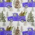 thumbnail image 1 of oneOone Cotton Cambric Dark Purple Fabric Merry Christmas Quilting Supplies Print Sewing Fabric By The Yard 42 Inch Wide, 1 of 1