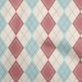 thumbnail image 1 of oneOone Cotton Cambric Dark Rose Brown Fabric Argyle Sewing Fabric By The Yard Printed Diy Clothing Sewing Supplies 42 Inch Wide, 1 of 4