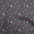 thumbnail image 1 of oneOone Cotton Cambric Dark Teal Blue Fabric Floral Diy Clothing Quilting Fabric Print Fabric By Yard 42 Inch Wide, 1 of 5