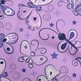 thumbnail image 1 of oneOone Cotton Cambric Dusty Purple Fabric Butterflies Fabric For Sewing Printed Craft Fabric By The Yard 42 Inch Wide-8H, 1 of 1