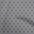 thumbnail image 1 of oneOone Cotton Cambric Eggplant Purple Fabric Ogee Craft Projects Decor Fabric Printed By The Yard 56 Inch Wide, 1 of 4