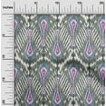 thumbnail image 1 of oneOone Cotton Cambric Fabric Big Motif Ikat Print Fabric BTY 56 Inch Wide, 1 of 4