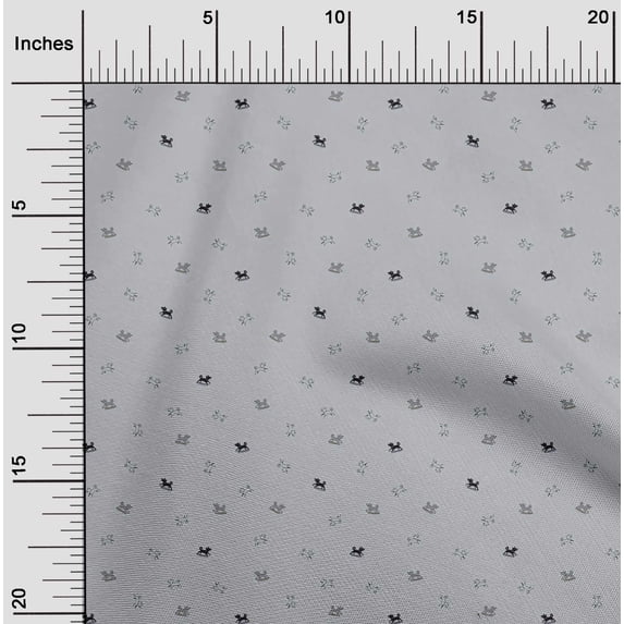 oneOone Cotton Cambric Fabric Dogs Animal Print Fabric BTY 56 Inch Wide