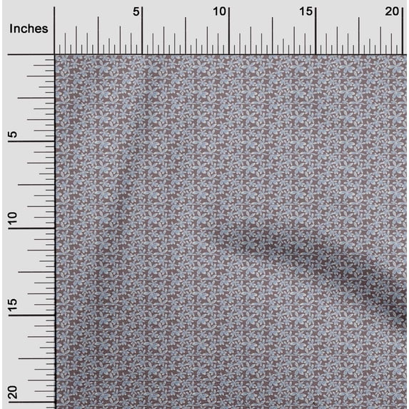 oneOone Cotton Cambric Fabric Flower Artistic Print Fabric By Yard 56 Inch Wide