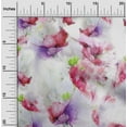 thumbnail image 1 of oneOone Cotton Cambric Fabric Flower Watercolor Printed Craft Fabric BTY 56 Inches Wide, 1 of 4