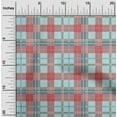 thumbnail image 1 of oneOone Cotton Cambric Fabric Tartan Check Print Fabric By The Yard 56 Inch Wide, 1 of 4