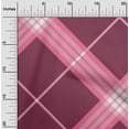 thumbnail image 1 of oneOone Cotton Cambric Fabric Tartan Check Print Sewing Fabric BTY 56 Inch Wide, 1 of 4