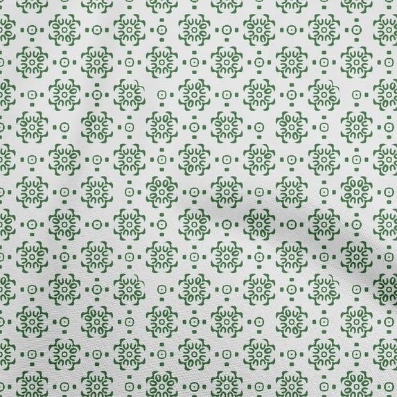 oneOone Cotton Cambric Forest Green Fabric Block Sewing Craft Projects Fabric Prints By Yard 56 Inch Wide