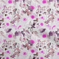 thumbnail image 1 of oneOone Cotton Cambric Fuschia Pink Fabric Florals Quilting Supplies Print Sewing Fabric By The Yard 56 Inch Wide, 1 of 6