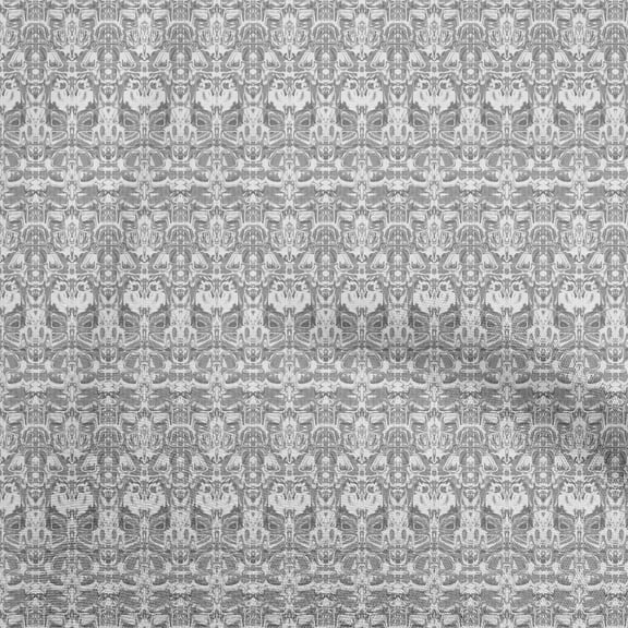 oneOone Cotton Cambric Gray Fabric Texture Fabric For Sewing Printed Craft Fabric By The Yard 42 Inch Wide