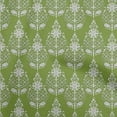 thumbnail image 1 of oneOone Cotton Cambric Green Fabric Block Craft Projects Decor Fabric Printed By The Yard 56 Inch Wide-QE, 1 of 5