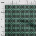 thumbnail image 1 of oneOone Cotton Cambric Green Fabric Ethnic Block Sewing Material Print Fabric By The Yard 56 Inch Wide, 1 of 1
