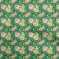 thumbnail image 1 of oneOone Cotton Cambric Green Fabric Florals Fabric For Sewing Printed Craft Fabric By The Yard 42 Inch Wide, 1 of 4
