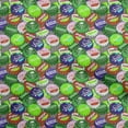 thumbnail image 1 of oneOone Cotton Cambric Green Fabric Retro Bottle Soda Cap Sewing Material Print Fabric By The Yard 42 Inch Wide-IS, 1 of 1