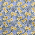 thumbnail image 1 of oneOone Cotton Cambric Lavender Blue Fabric Tropical Floral Craft Projects Decor Fabric Printed By The Yard 42 Inch Wide, 1 of 4