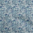 thumbnail image 1 of oneOone Cotton Cambric Light Blue Fabric Paisleys Sewing Material Print Fabric By The Yard 42 Inch Wide, 1 of 5