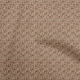 thumbnail image 1 of oneOone Cotton Cambric Light Brown Fabric Kalamkari Sewing Material Print Fabric By The Yard 42 Inch Wide, 1 of 5
