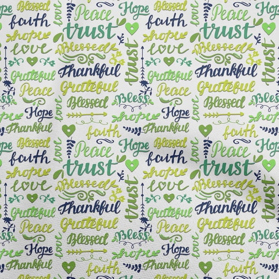 oneOone Cotton Cambric Light Green Fabric Text Craft Projects Decor Fabric Printed By The Yard 42 Inch Wide