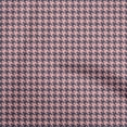 thumbnail image 1 of oneOone Cotton Cambric Light Pink Fabric Houndstooth Dress Material Fabric Print Fabric By The Yard 42 Inch Wide, 1 of 4
