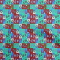 thumbnail image 1 of oneOone Cotton Cambric Maroon Fabric Abstracts Sewing Material Print Fabric By The Yard 42 Inch Wide, 1 of 5