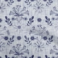 thumbnail image 1 of oneOone Cotton Cambric Medium Blue Fabric Floral Diy Clothing Quilting Fabric Print Fabric By Yard 42 Inch Wide, 1 of 4