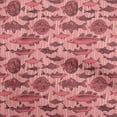 thumbnail image 1 of oneOone Cotton Cambric Medium Pink Fabric Ocean Fish Craft Projects Decor Fabric Printed By The Yard 56 Inch Wide, 1 of 4