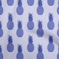 thumbnail image 1 of oneOone Cotton Cambric Medium Purple Fabric Fruits Pineapple Craft Projects Decor Fabric Printed By The Yard 56 Inch Wide, 1 of 4