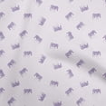 thumbnail image 1 of oneOone Cotton Cambric Medium Purple Fabric Wild Sewing Craft Projects Fabric Prints By Yard 56 Inch Wide, 1 of 5