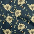 thumbnail image 1 of oneOone Cotton Cambric Navy Blue Fabric Floral Sewing Craft Projects Fabric Prints By Yard 56 Inch Wide-GO, 1 of 4