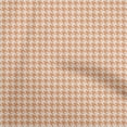 thumbnail image 1 of oneOone Cotton Cambric Orange Fabric Houndstooth Quilting Supplies Print Sewing Fabric By The Yard 42 Inch Wide, 1 of 4