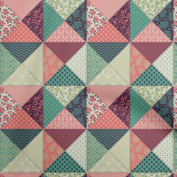 oneOone Cotton Cambric Orange Fabric Quilt Patchwork Fabric For Sewing Printed Craft Fabric By The Yard 42 Inch Wide