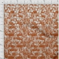 thumbnail image 1 of oneOone Cotton Cambric Orange Fabric Texture & Leaves Panel Sewing Material Print Fabric By The Yard 56 Inch Wide, 1 of 3