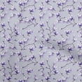 thumbnail image 1 of oneOone Cotton Cambric Pastel Purple Fabric Floral Craft Projects Decor Fabric Printed By The Yard 42 Inch Wide, 1 of 5