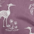 thumbnail image 1 of oneOone Cotton Cambric Purple Fabric Asian Japanese Floral Birds With Plants Dress Material Fabric Print Fabric By The Yard 42 Inch Wide, 1 of 4