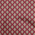 thumbnail image 1 of oneOone Cotton Cambric Red Fabric Asian Kilim Craft Projects Decor Fabric Printed By The Yard 42 Inch Wide, 1 of 5