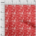 thumbnail image 1 of oneOone Cotton Cambric Red Fabric Merry Christmas Fabric For Sewing Printed Craft Fabric By The Yard 42 Inch Wide, 1 of 1
