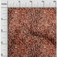 thumbnail image 1 of oneOone Cotton Cambric Rust Brown Fabric Leopard Animal Skin Quilting Supplies Print Sewing Fabric By The Yard 56 Inch Wide, 1 of 4