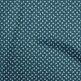 thumbnail image 1 of oneOone Cotton Cambric Teal Blue Fabric Christmas Quilting Supplies Print Sewing Fabric By The Yard 56 Inch Wide, 1 of 5