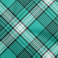 thumbnail image 1 of oneOone Cotton Cambric Teal Green Fabric Tartan Diy Clothing Quilting Fabric Print Fabric By Yard 42 Inch Wide, 1 of 4