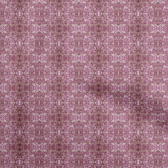 oneOone Cotton Cambric Wine Fabric Aian Batik Dress Material Fabric Print Fabric By The Yard 56 Inch Wide