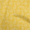 thumbnail image 1 of oneOone Cotton Cambric Yellow Fabric Floral Craft Projects Decor Fabric Printed By The Yard 56 Inch Wide, 1 of 4
