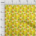 thumbnail image 1 of oneOone Cotton Cambric Yellow Fabric Merry Christmas Diy Clothing Quilting Fabric Print Fabric By Yard 56 Inch Wide-J9Y, 1 of 1